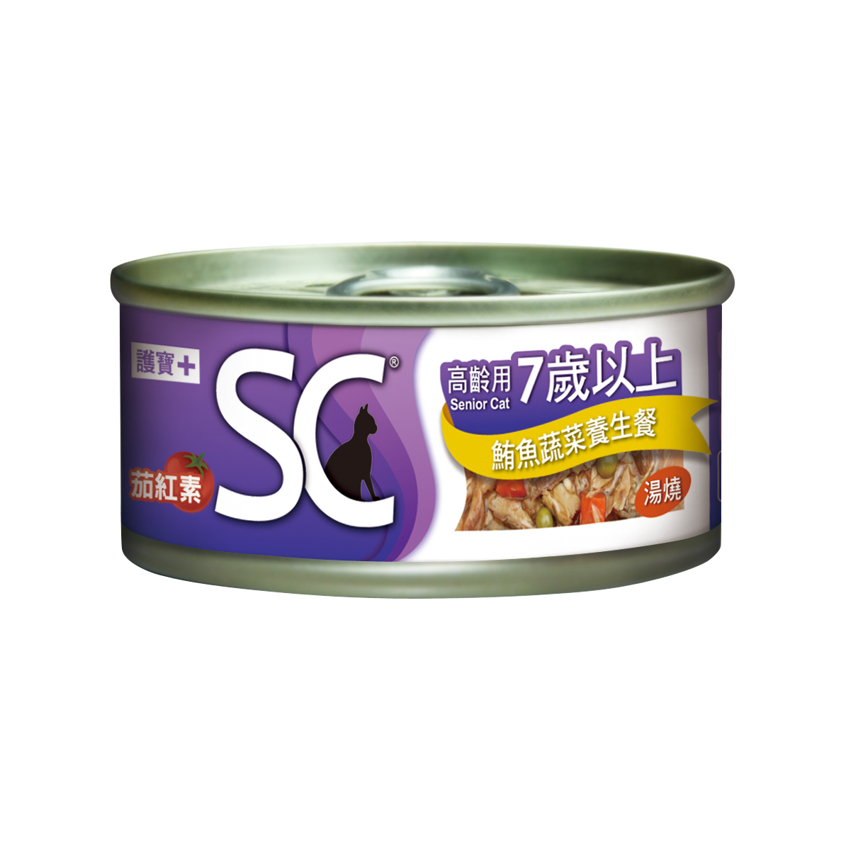 YAMI亞米SC護寶機能貓罐(7歲以上鮪魚蔬菜養生餐)